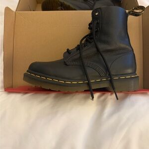 Doc Martin Pascal Women’s Soft Leather Black Lace-Up Boots